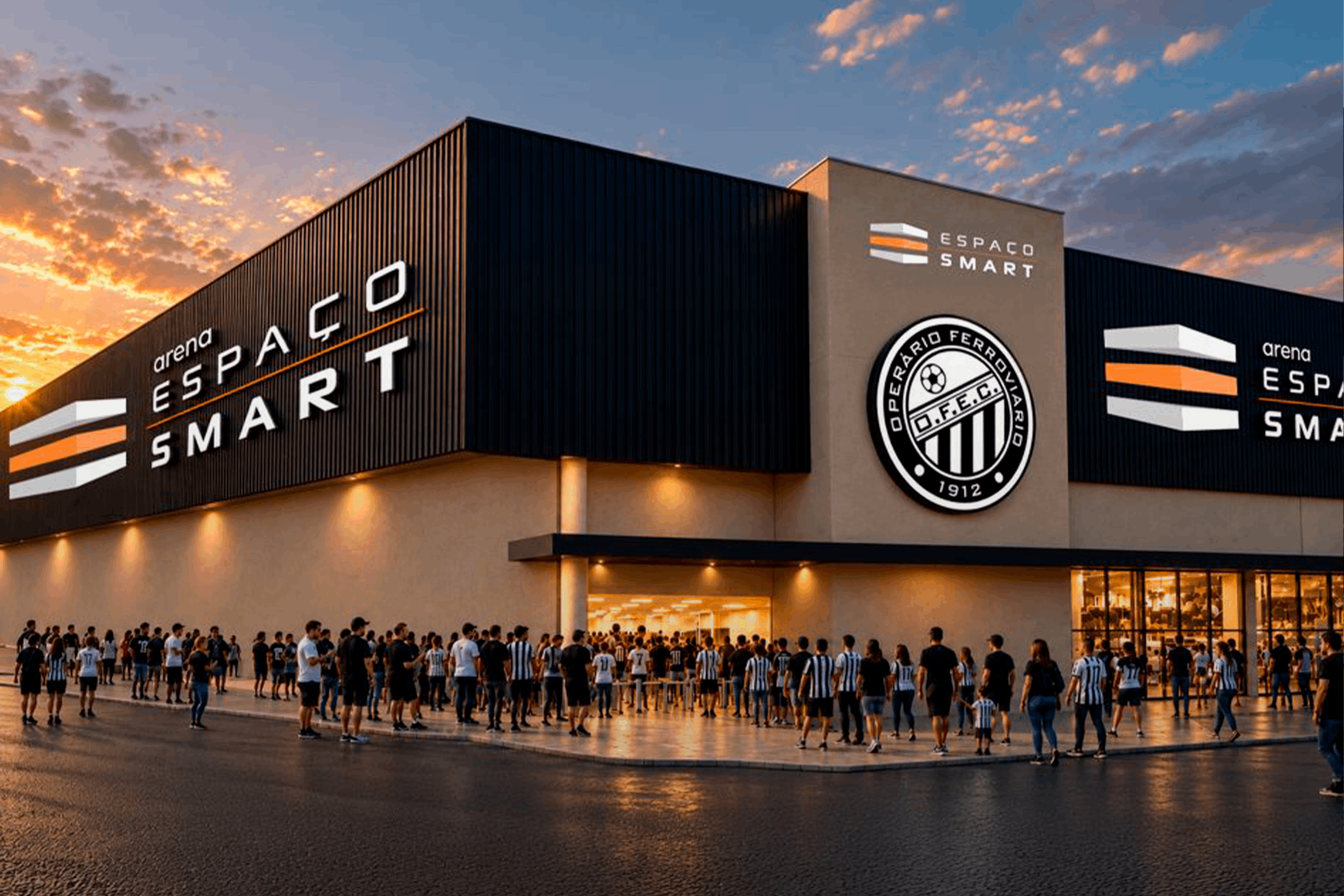 Espaço Smart assume naming rights do novo estádio do Operário Ferroviário