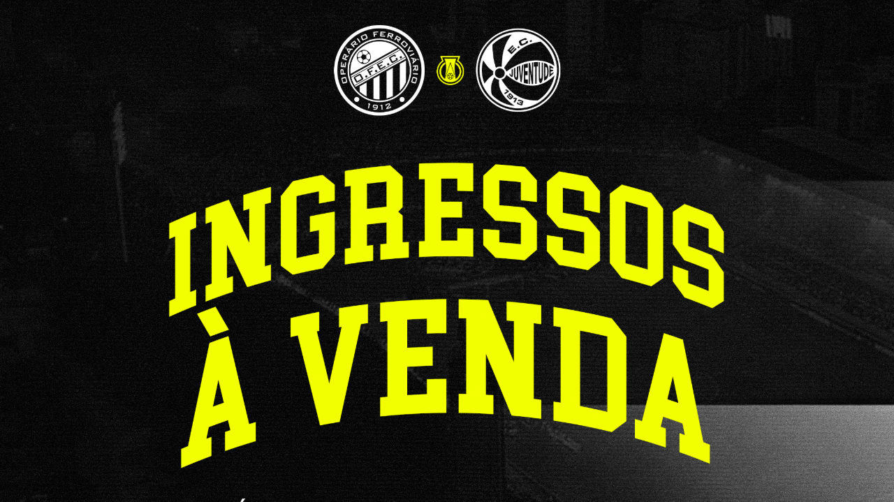 Jogo no Couto: Operário abre venda de ingressos e promoção para sócios-torcedores