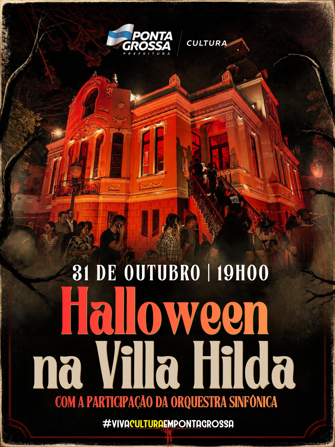 Halloween na Villa Hilda terá orquestra e visitação à mansão